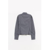 MFPEN WASHED GRAPHITE READERS ZIP SHIRT